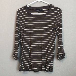 Jones New York Preppy 3/4 Length Sleeve